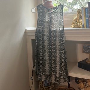 Show me your Mumu snakeprint tunic